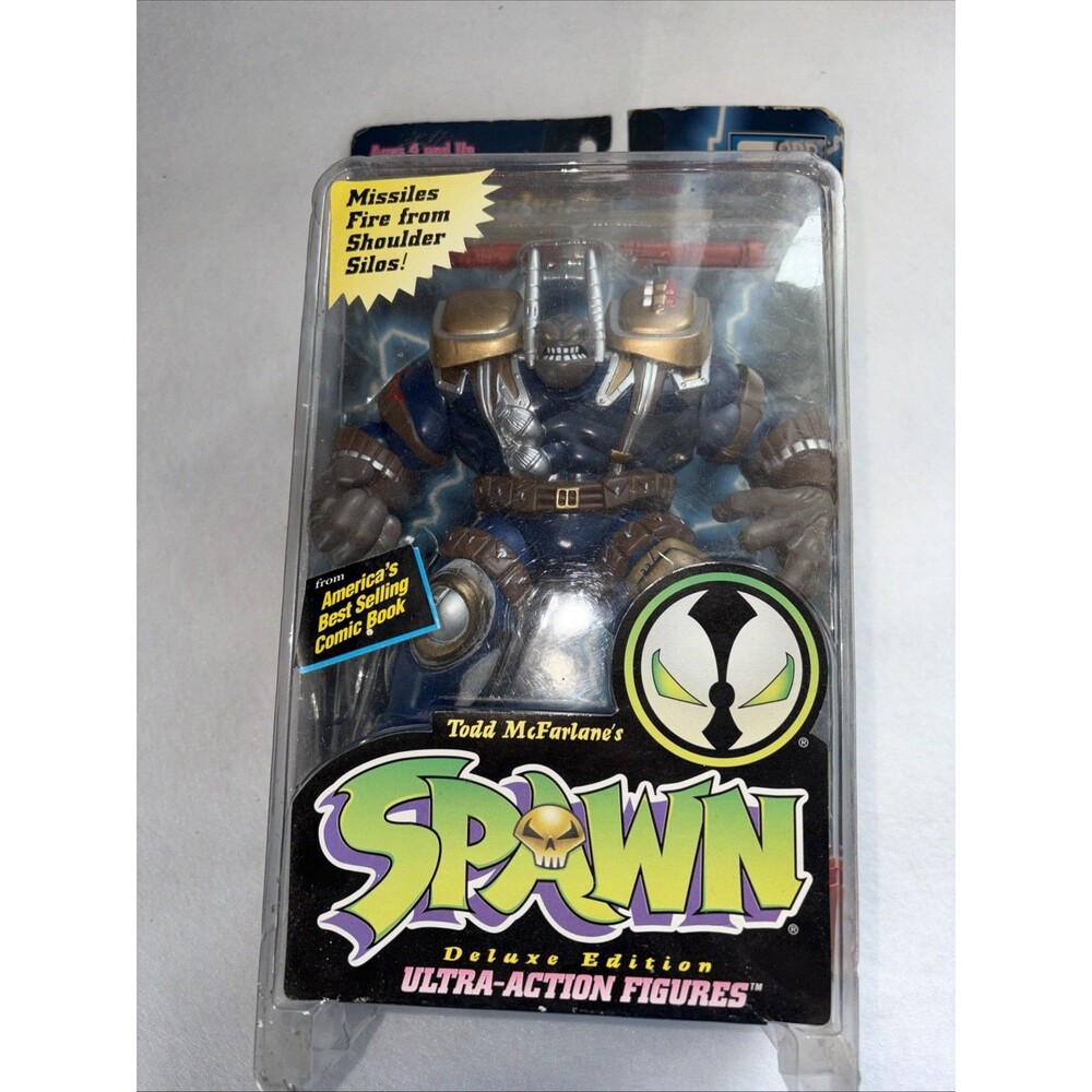New Sealed 1995 Todd McFarlane Toys Spawn Youngblood Badrock Action Figure